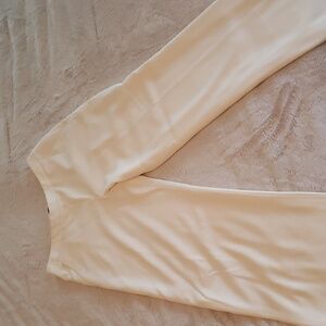 Giorgio Armani Black Label Ivory White Womens Trousers